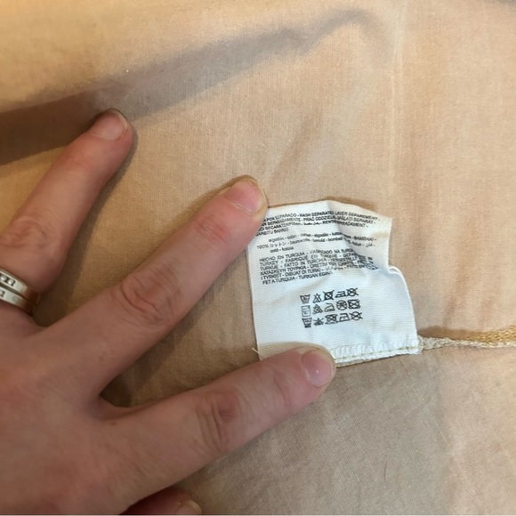 NWOT Zara | Paperbag waist Maxi Skirt with ultilty pockets |Beige | Size L - Picture 8 of 8